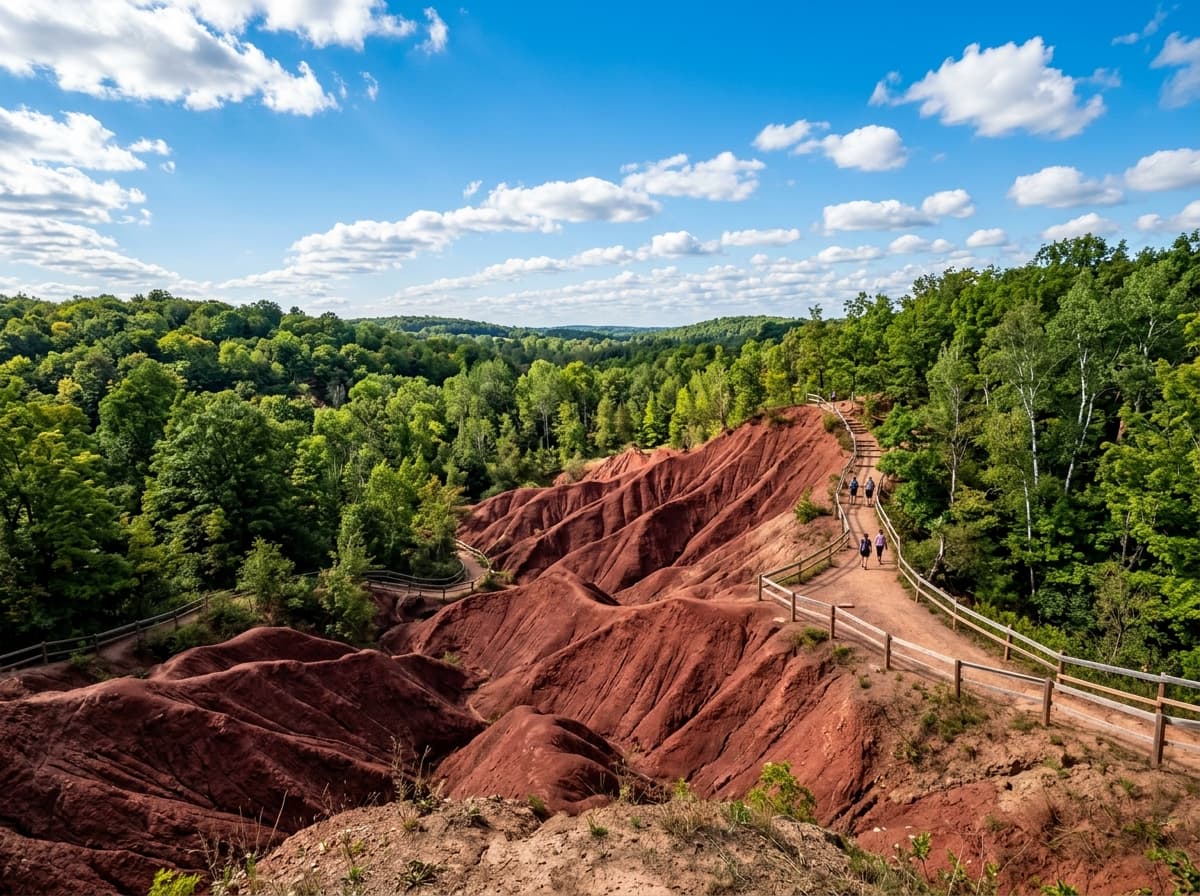 Caledon landmark - Cheltenham Badlands