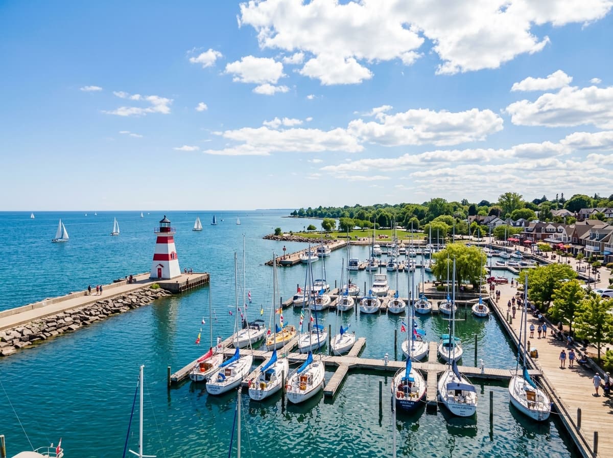 Oakville landmark - Oakville Harbour & Lighthouse