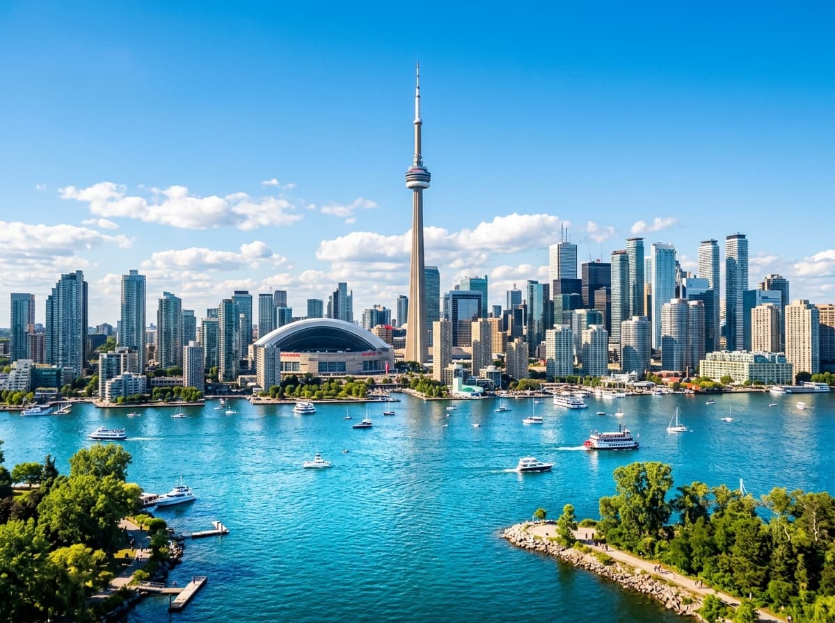 Toronto landmark - CN Tower & Waterfront